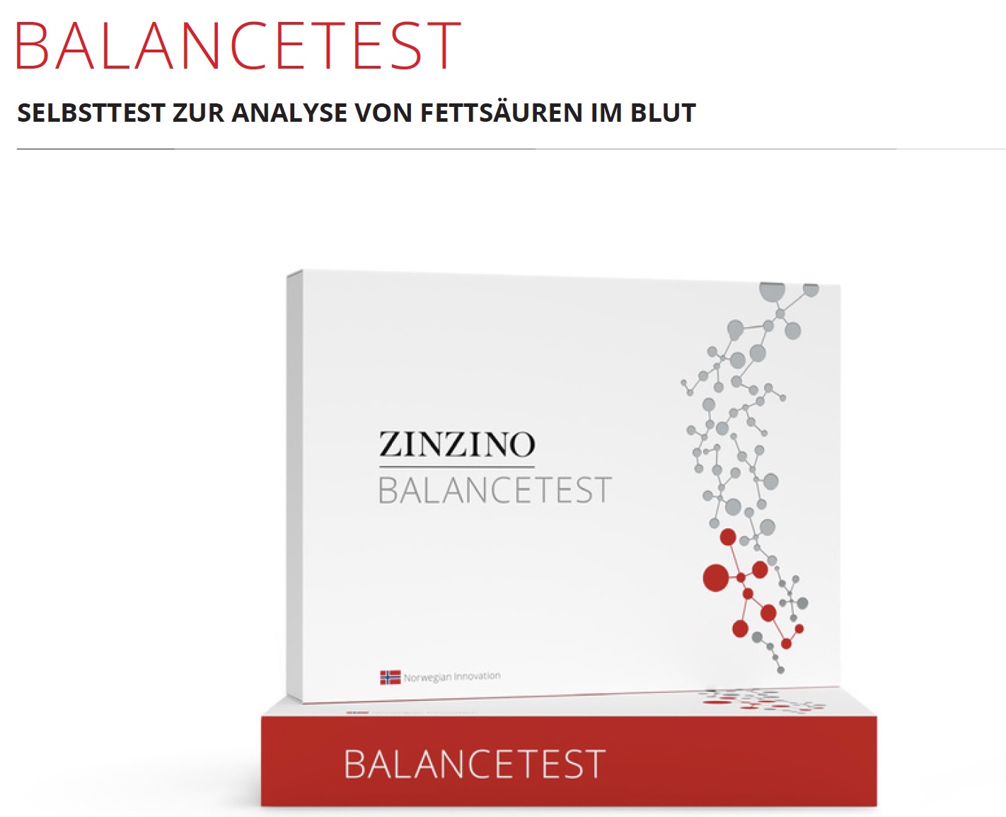 Zinzino Balancetest